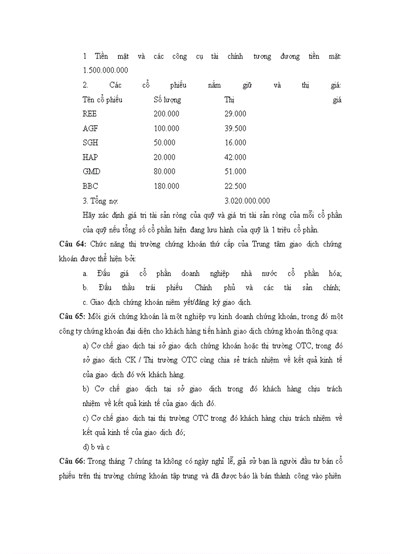 image for page 500 câu hỏi trắc nghiệm cơ bản về chứng khoán và thị trường chứng khoán 4