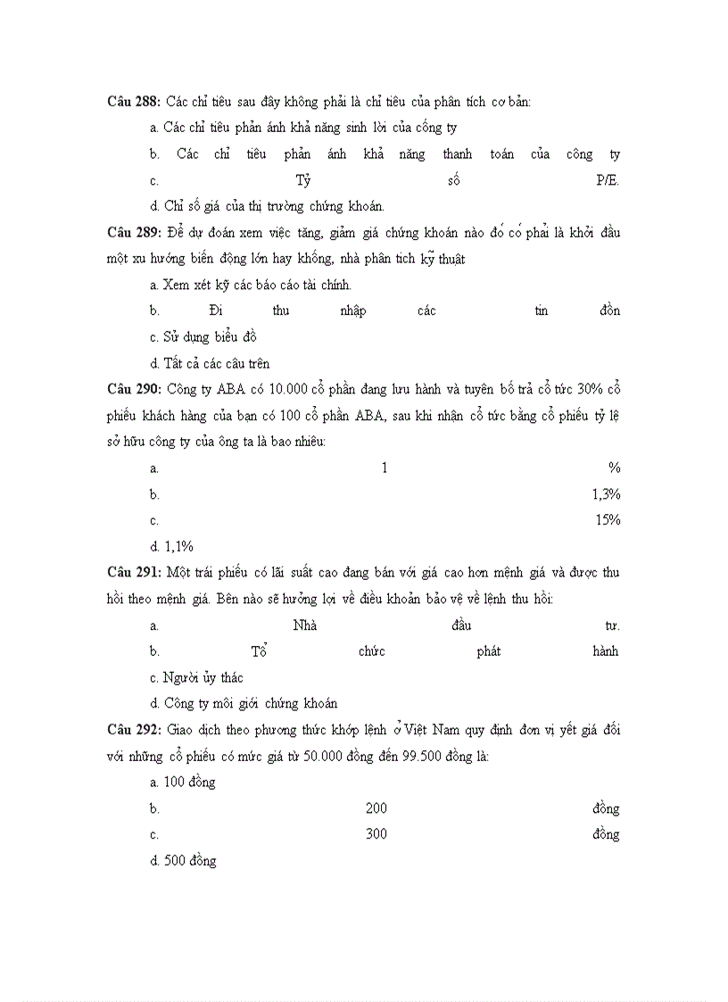 image for page 500 câu hỏi trắc nghiệm cơ bản về chứng khoán và thị trường chứng khoán 4