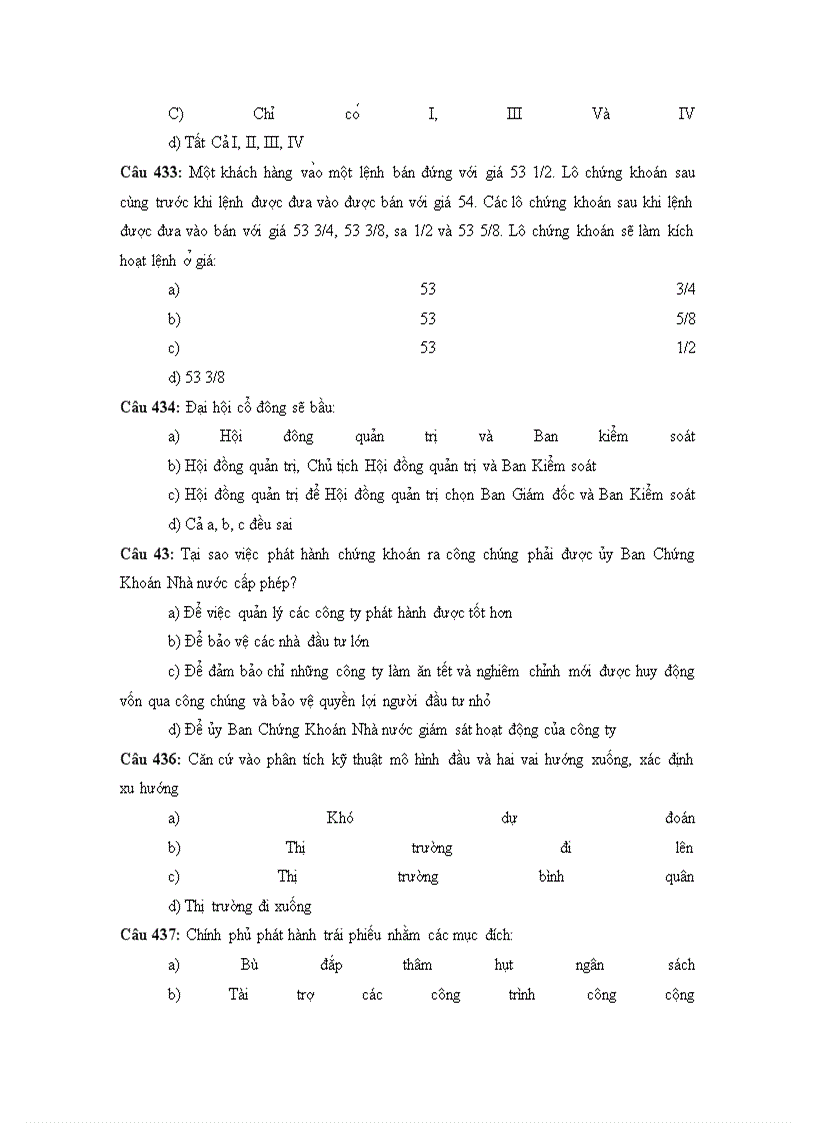 image for page 500 câu hỏi trắc nghiệm cơ bản về chứng khoán và thị trường chứng khoán 4