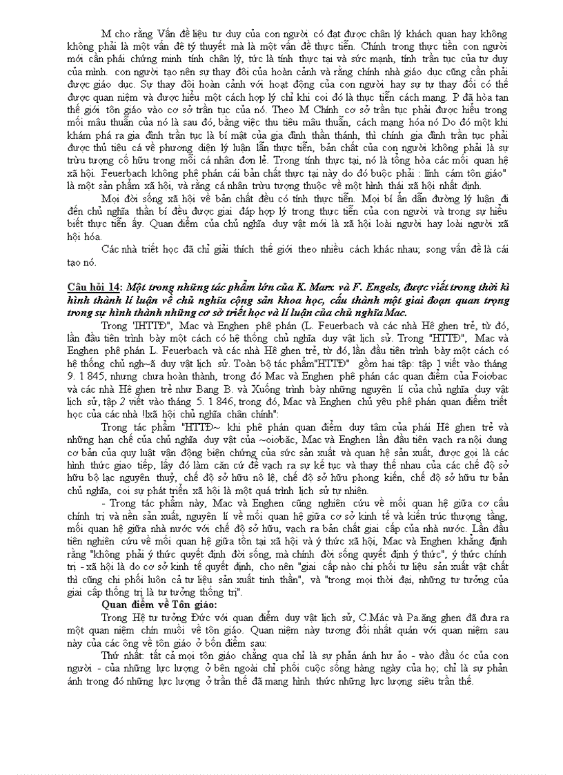 image for page Ôn thi cao học môn triết câu hỏi trả lời