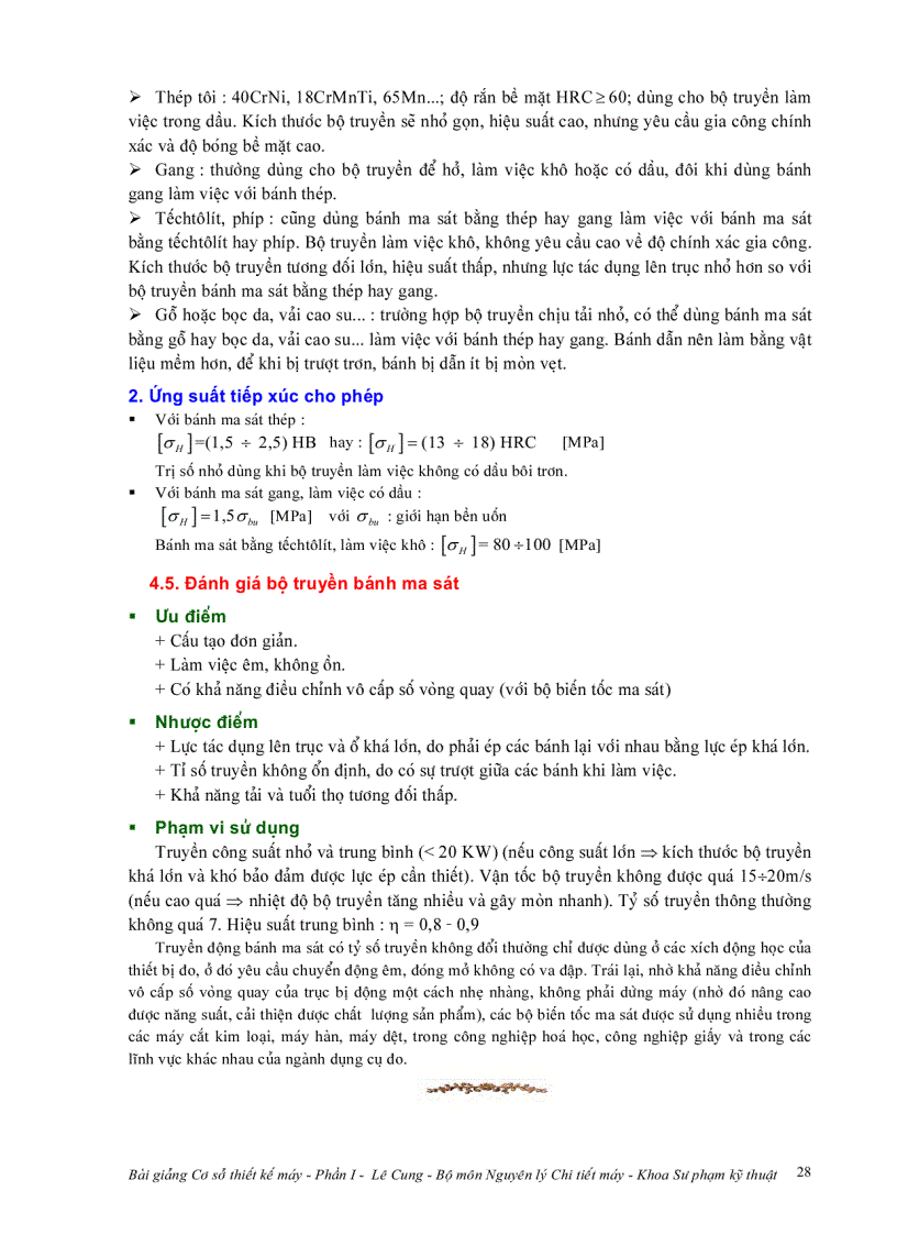 image for page Bài giảng cơ sở thiết kế máy 1 2 Lê Cung