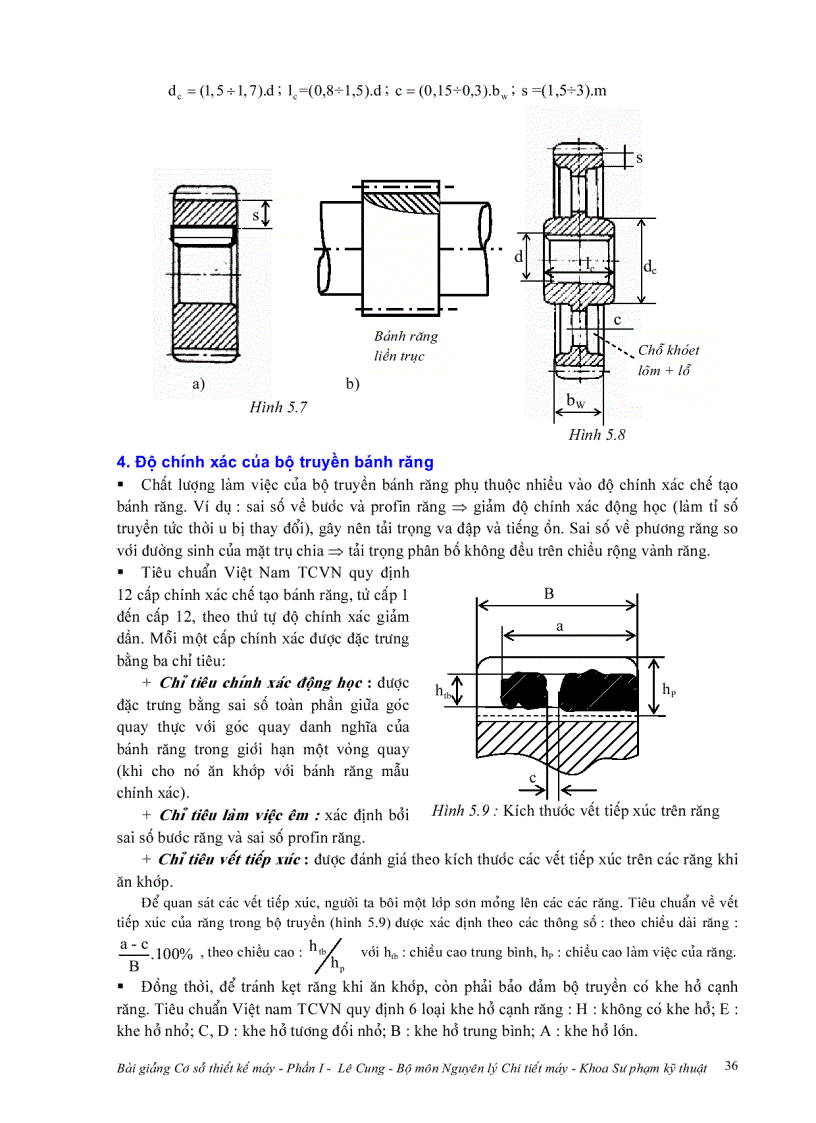 image for page Bài giảng cơ sở thiết kế máy 1 2 Lê Cung