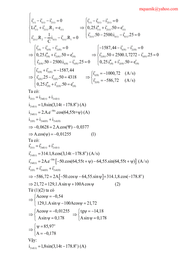 image for page Bài tập mạch điện 2
