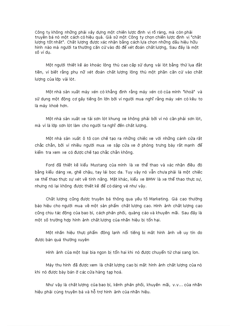 image for page Định vị sản phẩm tạo sự khác biệt đến xây dựng chiến lược