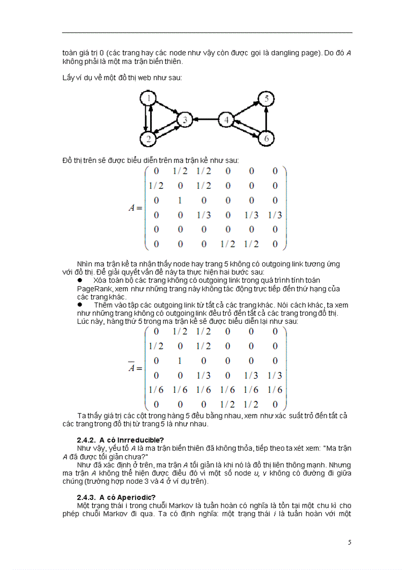 image for page Nghiên cứu giải thuật PageRank của Google