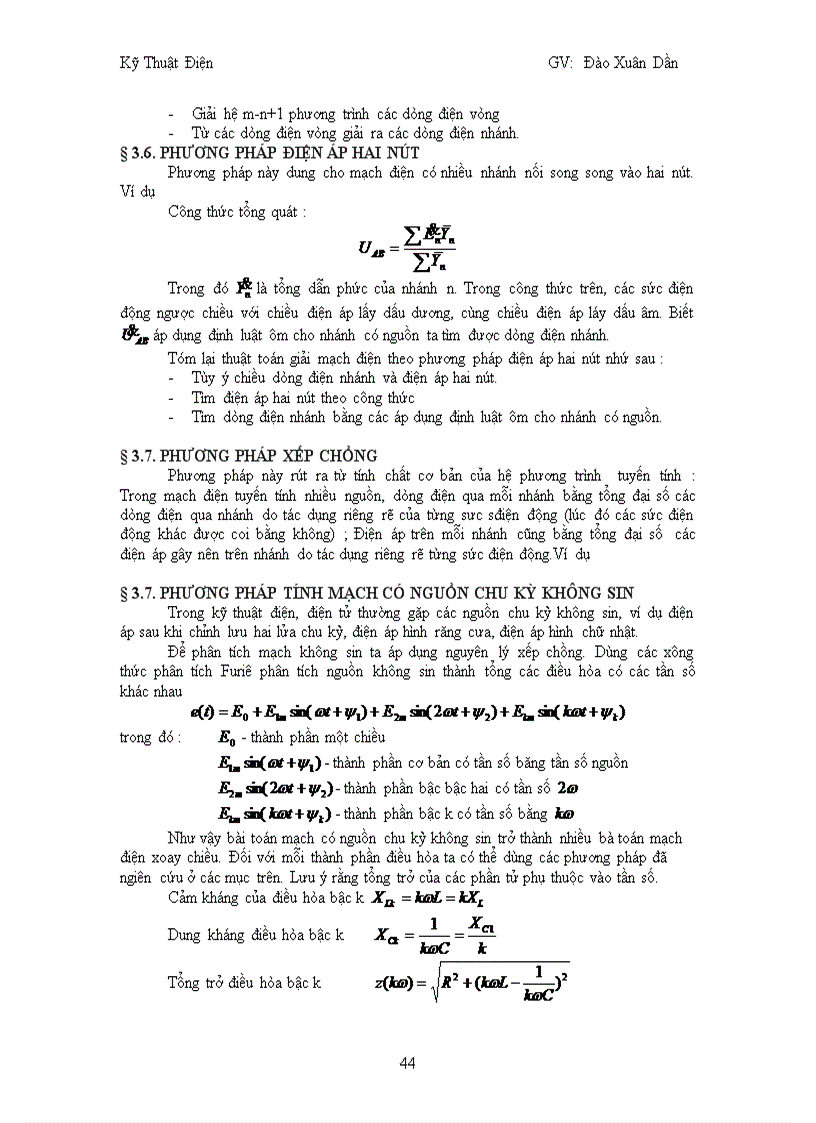 image for page GIÁO TRÌNH Kỹ Thuật Điện