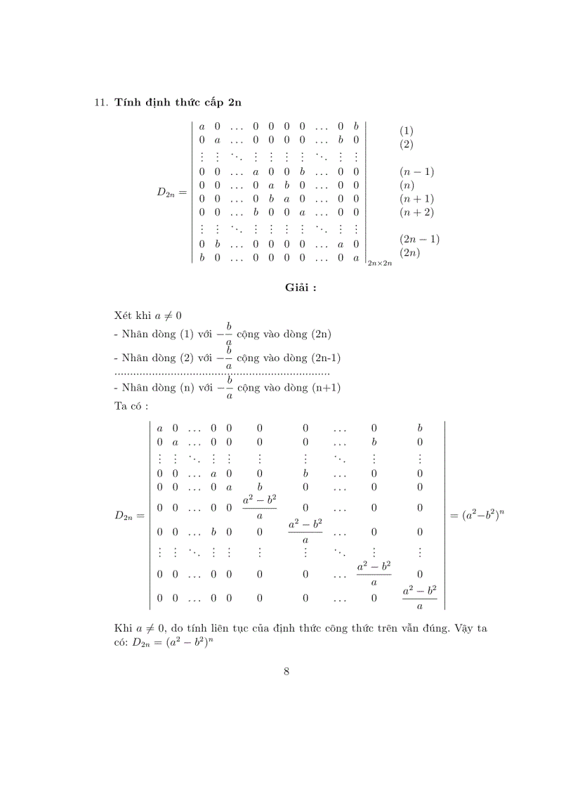 image for page Tài liệu ôn thi cao học đại số tuyến tính