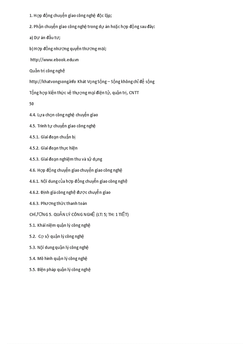 image for page Giáo trình quản trị công nghệ