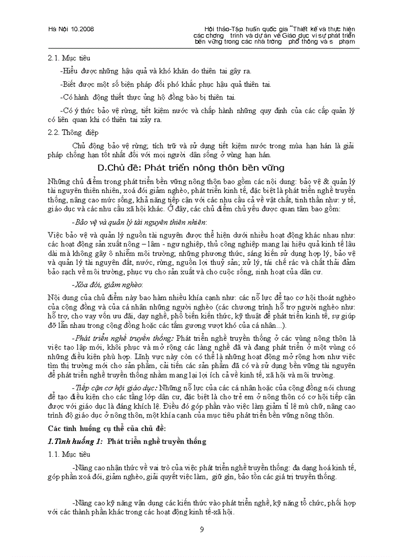 image for page Xây dựng tài liệu các nghiên cứu điển hình về giáo dục vì sự phát triển bền vững ở việt nam