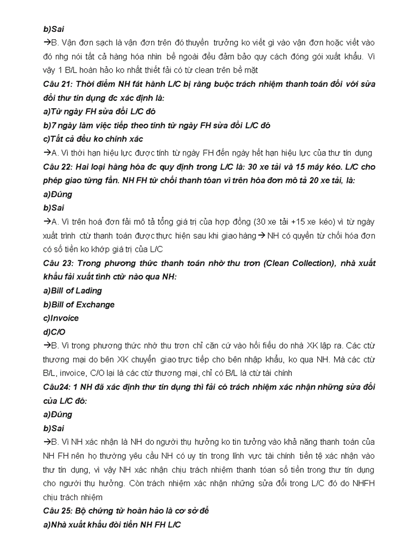 image for page Câu hỏi trắc nghiệm môn thanh toán quốc tế