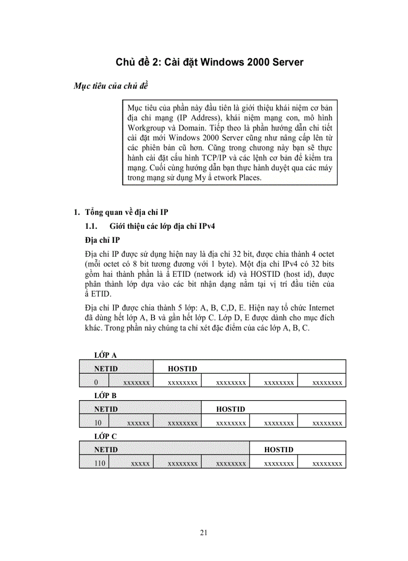 image for page Bài giảng hệ điều hành mạng