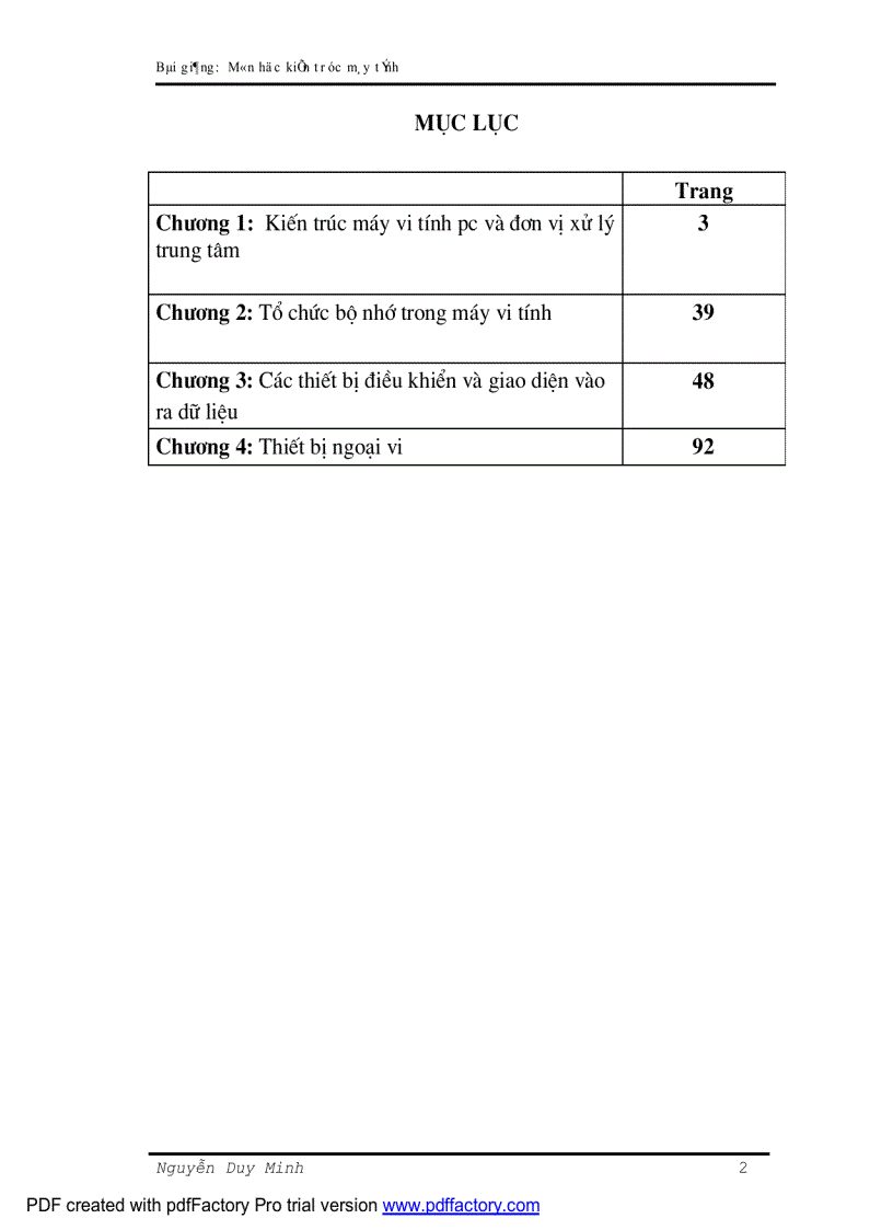 image for page Bài giảng kiến trúc máy tính ĐHCNTT ĐH thái nguyên