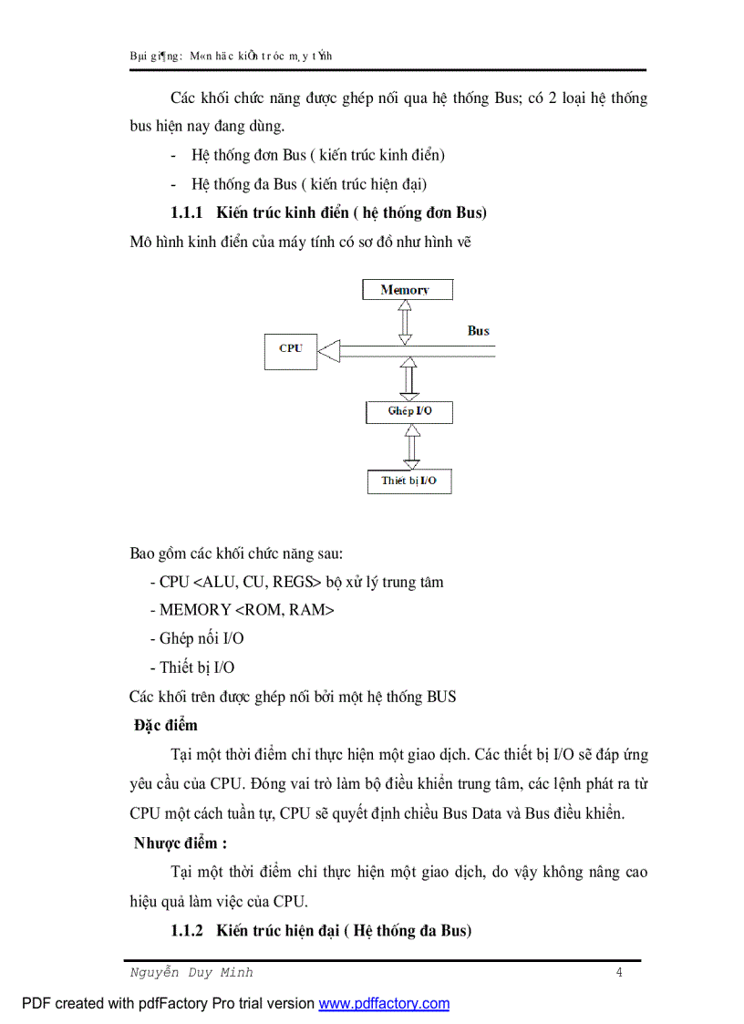 image for page Bài giảng kiến trúc máy tính ĐHCNTT ĐH thái nguyên
