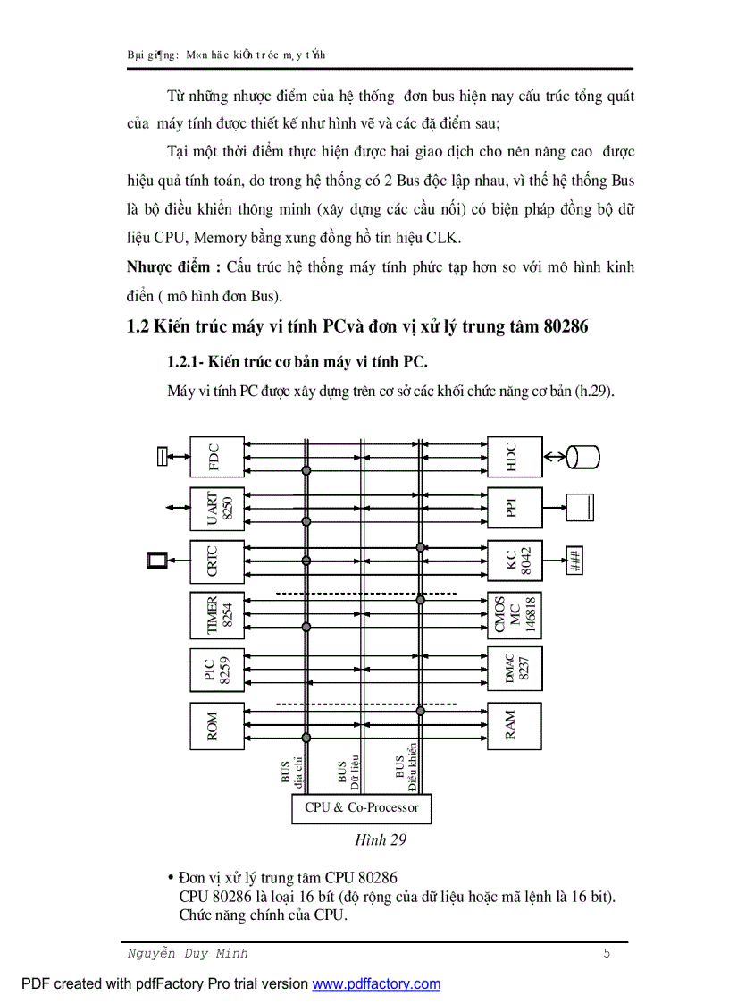 image for page Bài giảng kiến trúc máy tính ĐHCNTT ĐH thái nguyên
