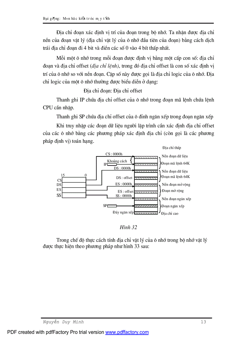 image for page Bài giảng kiến trúc máy tính ĐHCNTT ĐH thái nguyên
