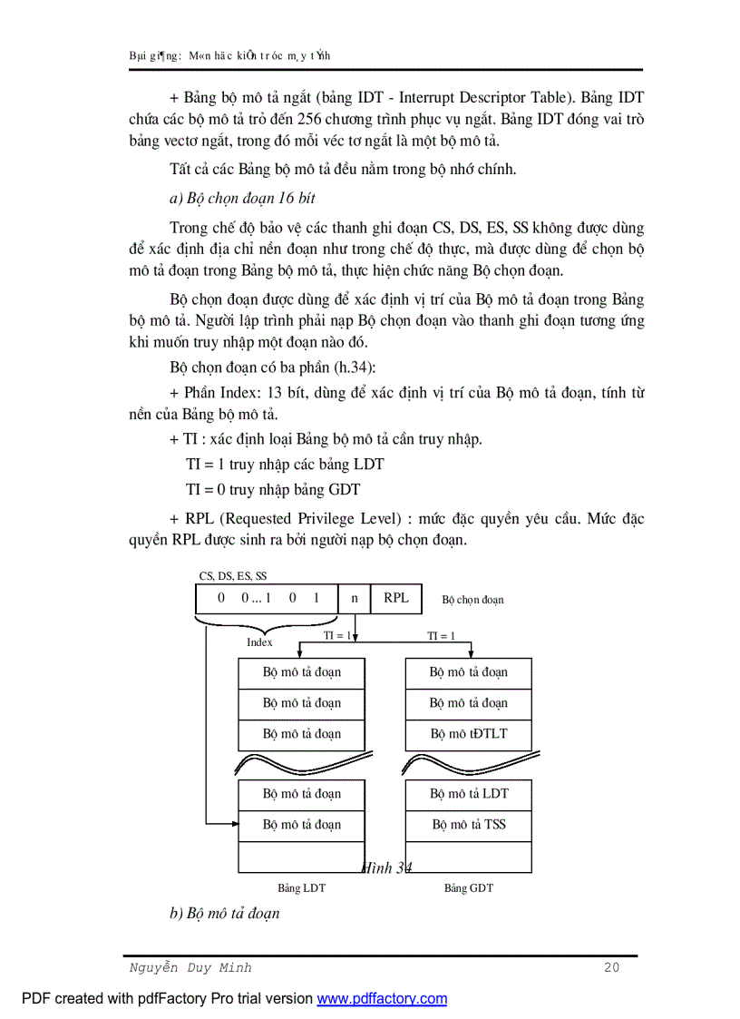 image for page Bài giảng kiến trúc máy tính ĐHCNTT ĐH thái nguyên