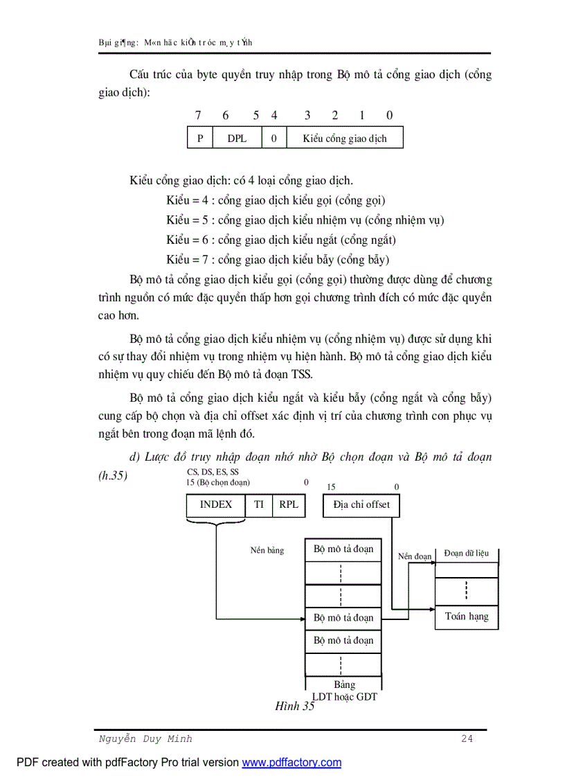 image for page Bài giảng kiến trúc máy tính ĐHCNTT ĐH thái nguyên
