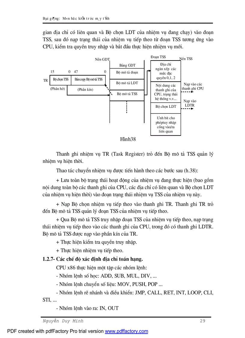 image for page Bài giảng kiến trúc máy tính ĐHCNTT ĐH thái nguyên
