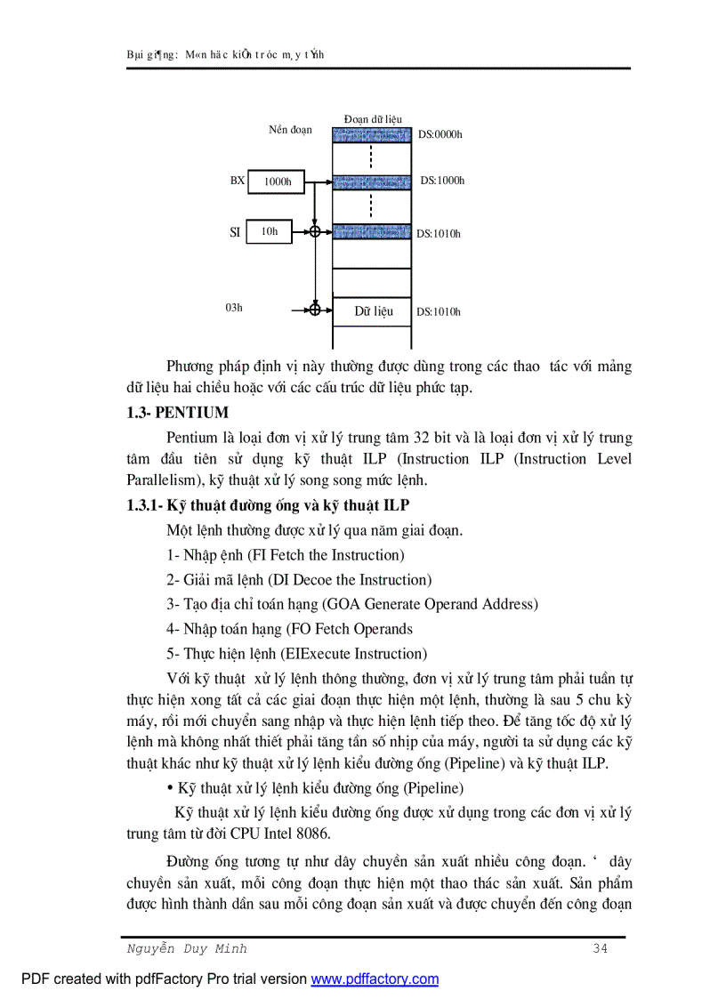 image for page Bài giảng kiến trúc máy tính ĐHCNTT ĐH thái nguyên