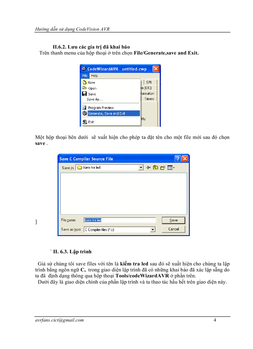 image for page Hướng dẫn CodeVisionAVR