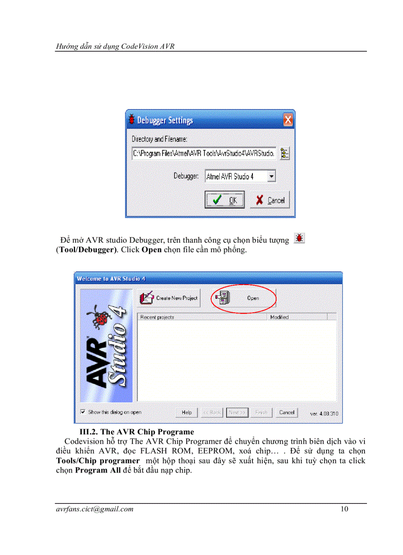 image for page Hướng dẫn CodeVisionAVR