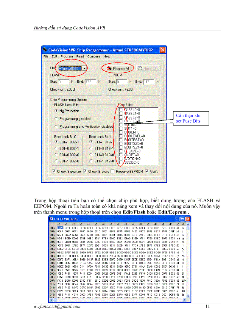 image for page Hướng dẫn CodeVisionAVR