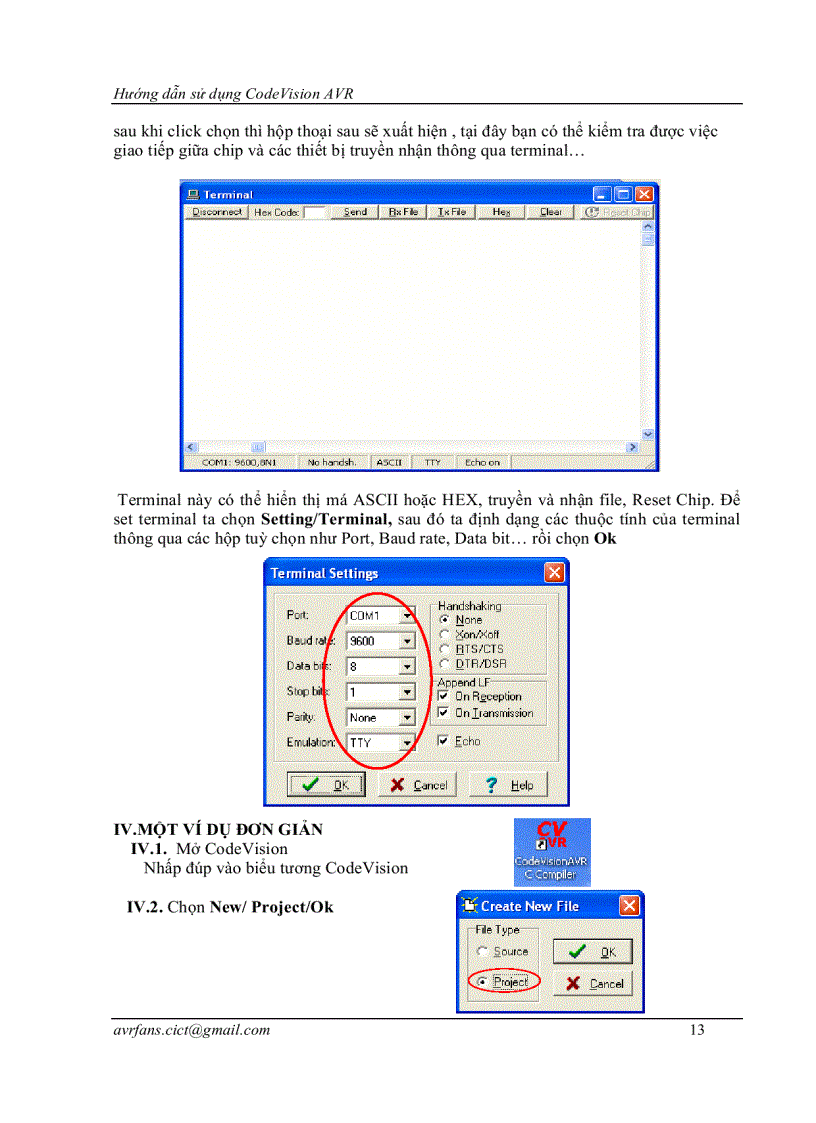 image for page Hướng dẫn CodeVisionAVR