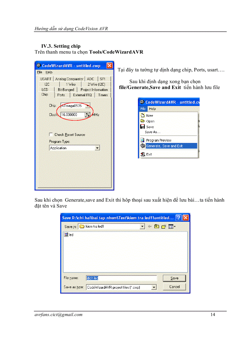 image for page Hướng dẫn CodeVisionAVR
