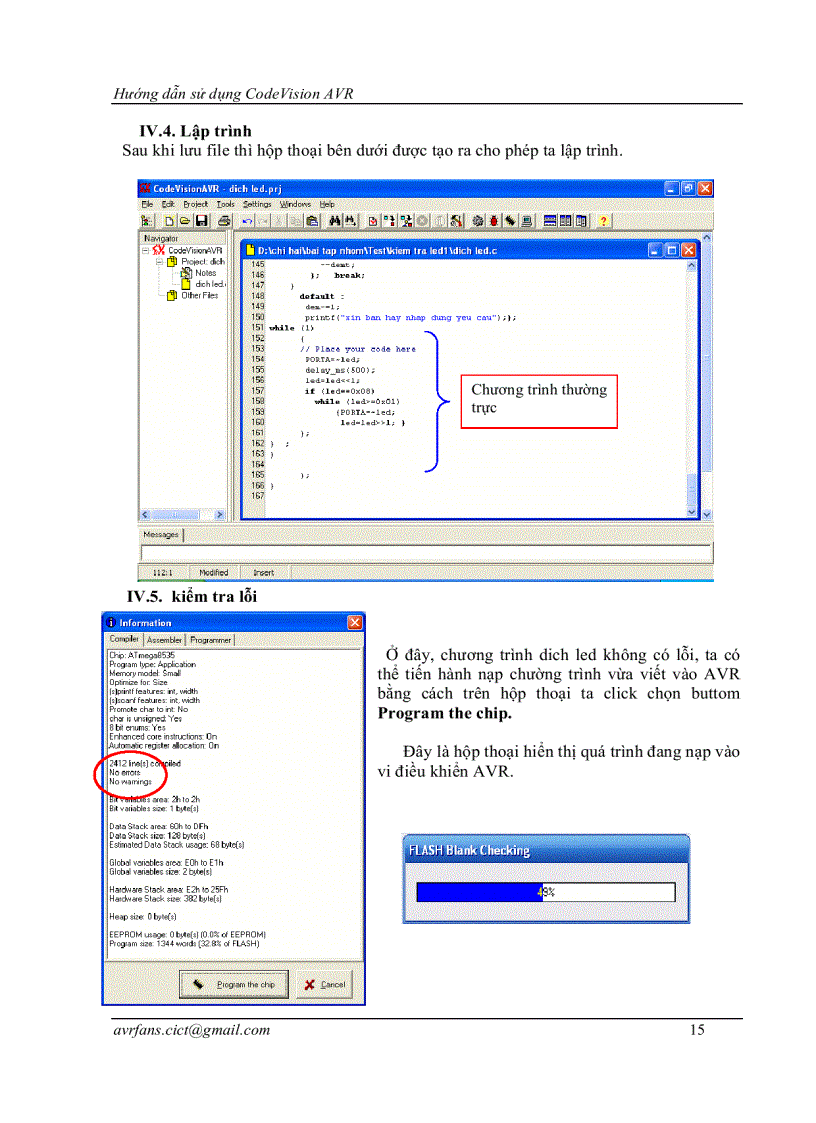 image for page Hướng dẫn CodeVisionAVR
