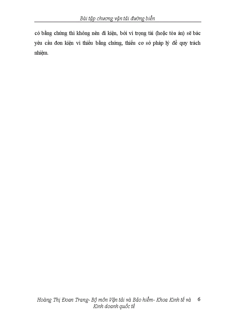 image for page Bài tập tình huống chương Vận tải đường biển Môn Vận tải giao nhận 1