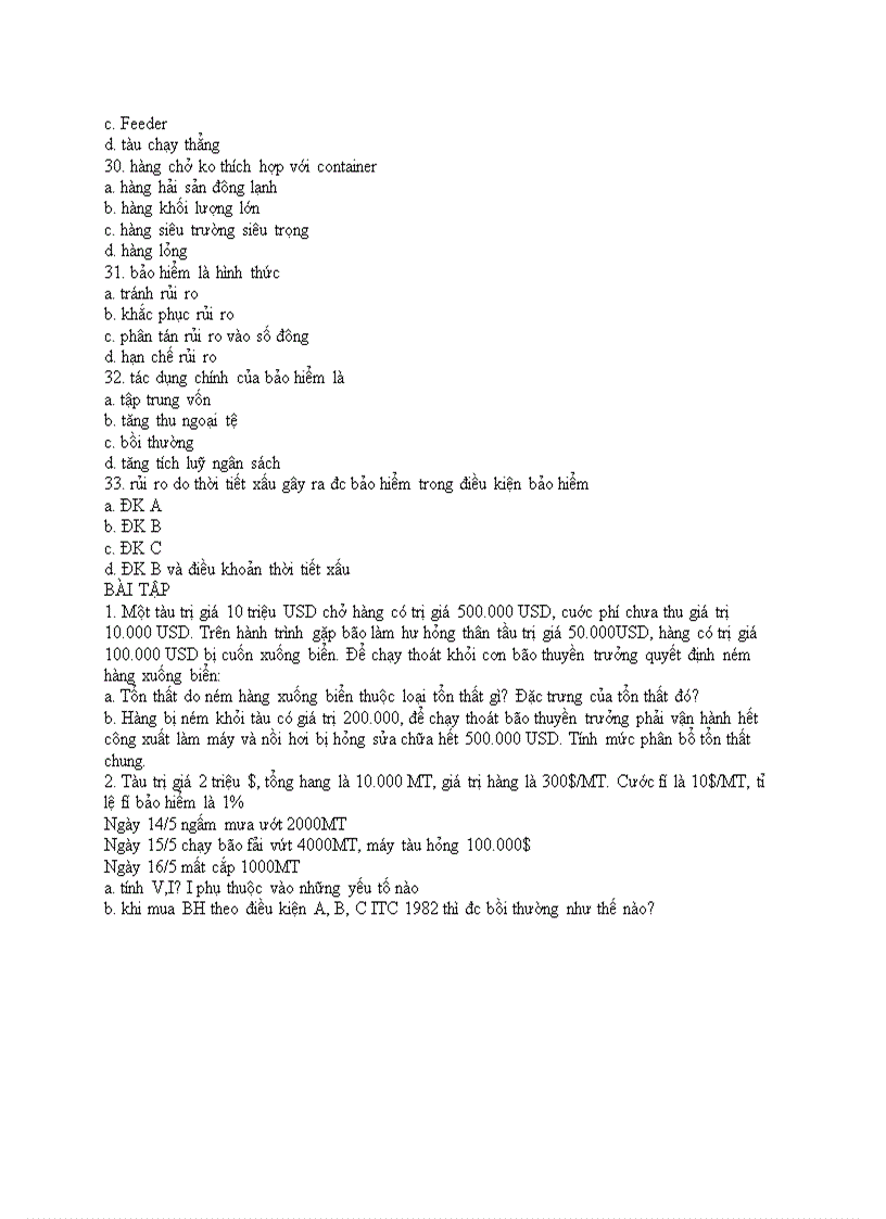 image for page Đề thi Vận tải FTU