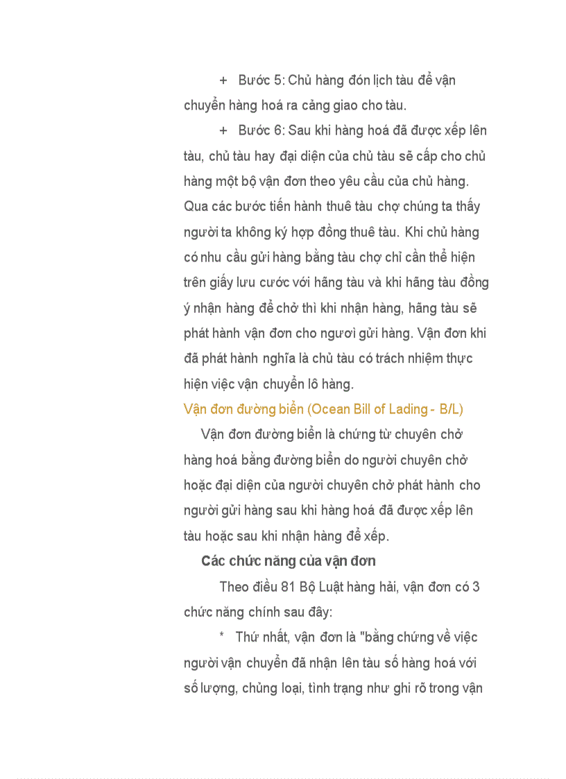 image for page Tài liệu về giao nhận vận tải hàng hoá bằng đường biển