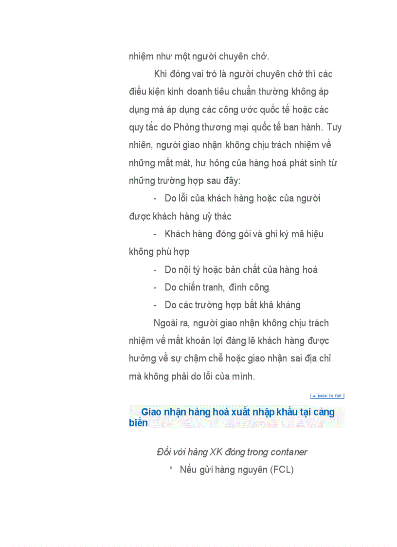 image for page Tài liệu về giao nhận vận tải hàng hoá bằng đường biển