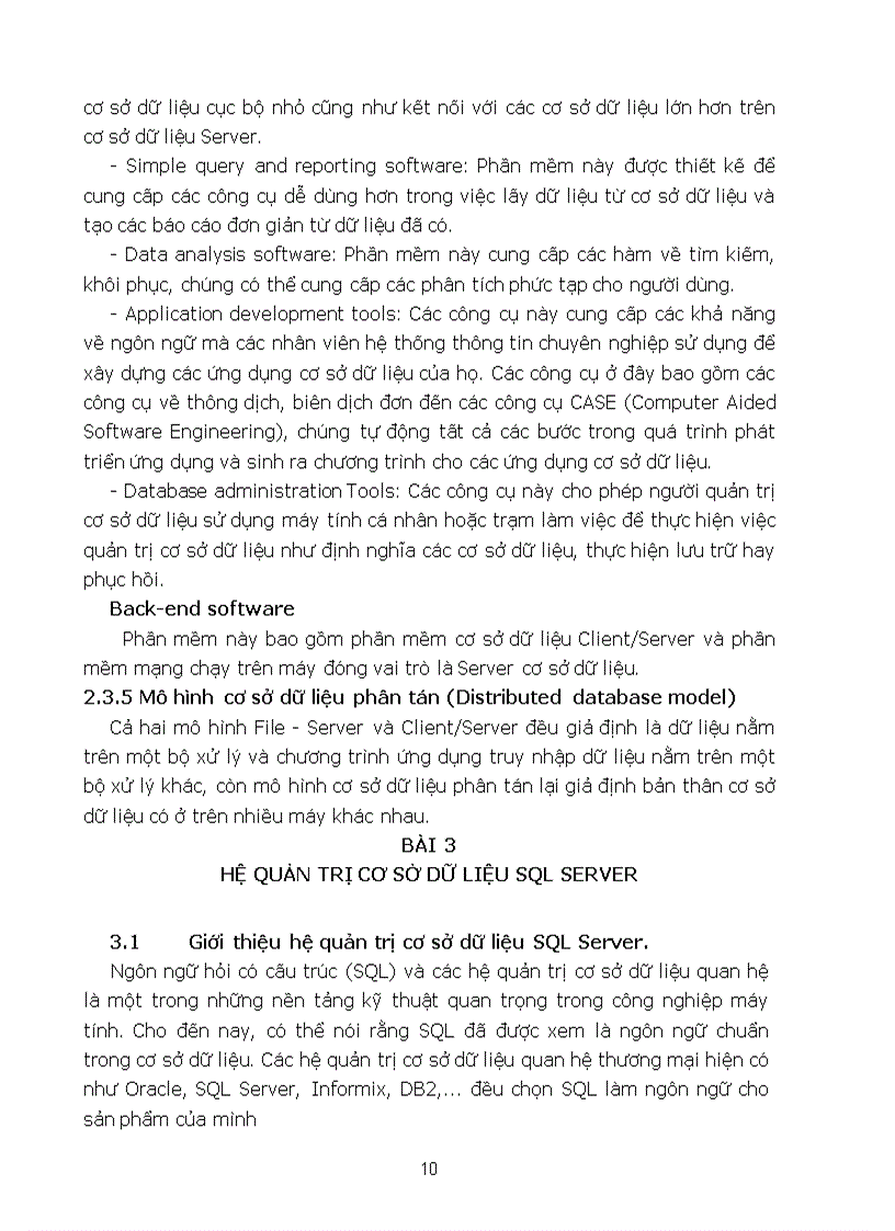 image for page Giáo Trình học môn SQL server