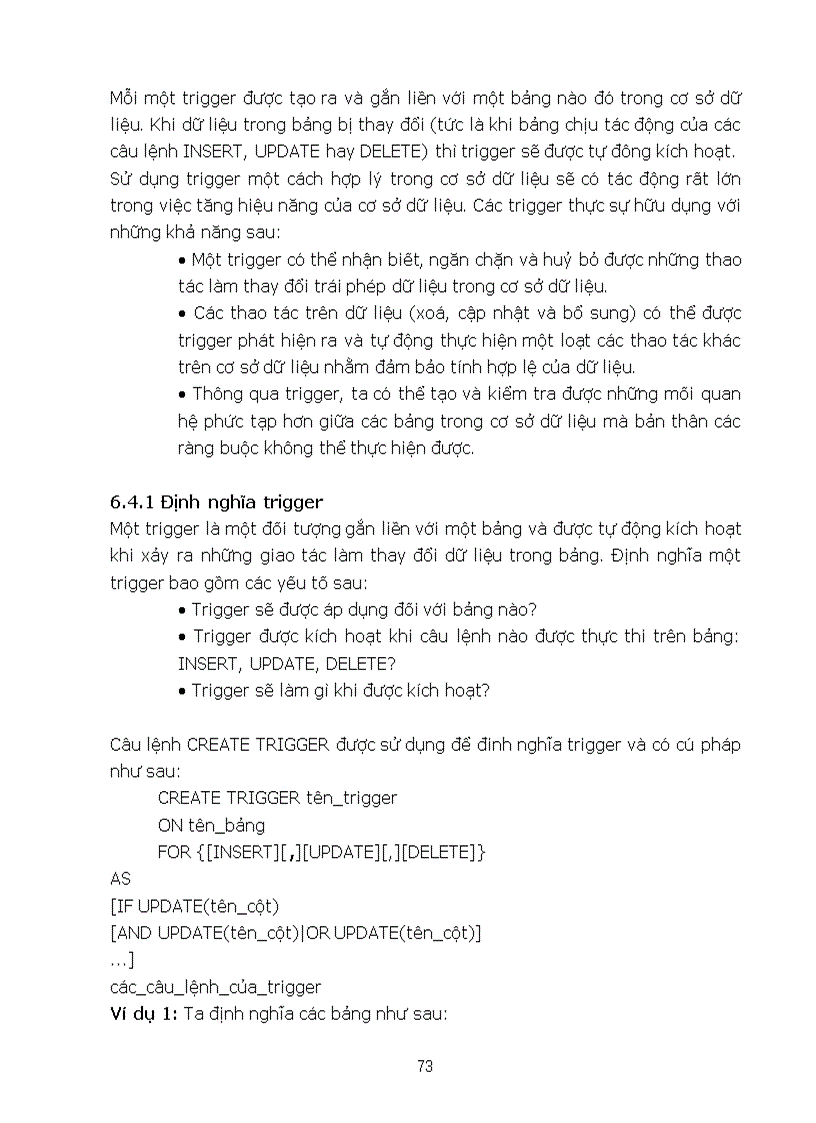 image for page Giáo Trình học môn SQL server