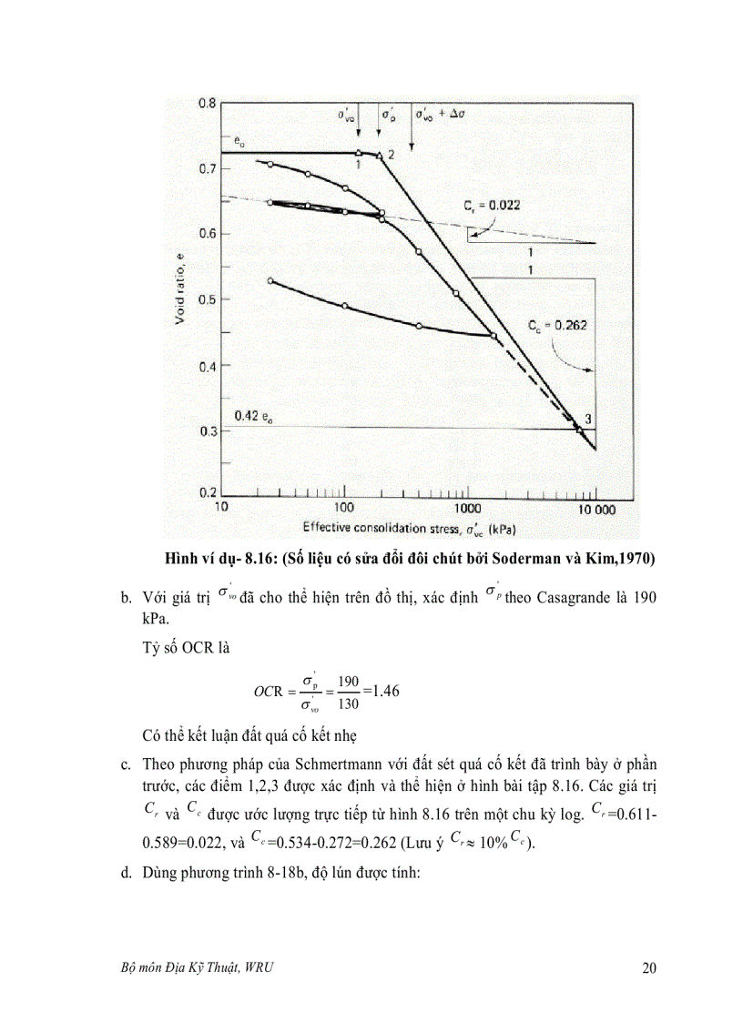 image for page Bài tập Cơ Học Đất và Lời Giải đính kèm rất dễ hiểu