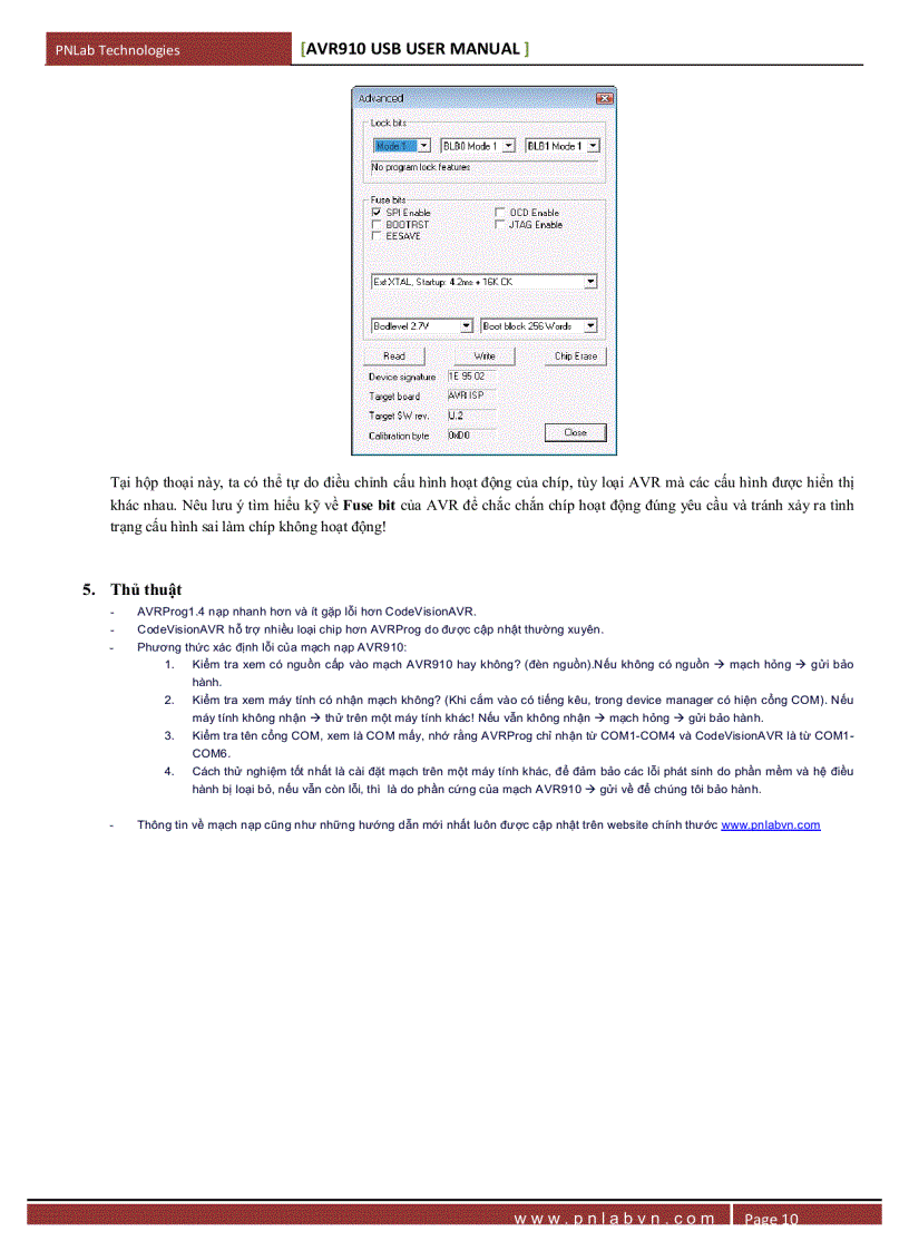 image for page AVR910 Manual