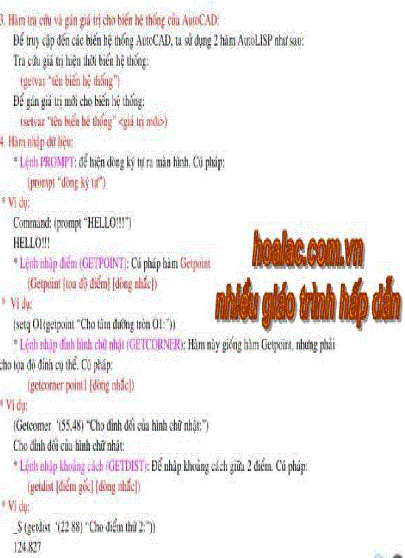 image for page Hướng dẫn Toàn tập AutoCad2008 Bản Tiếng Việt 1