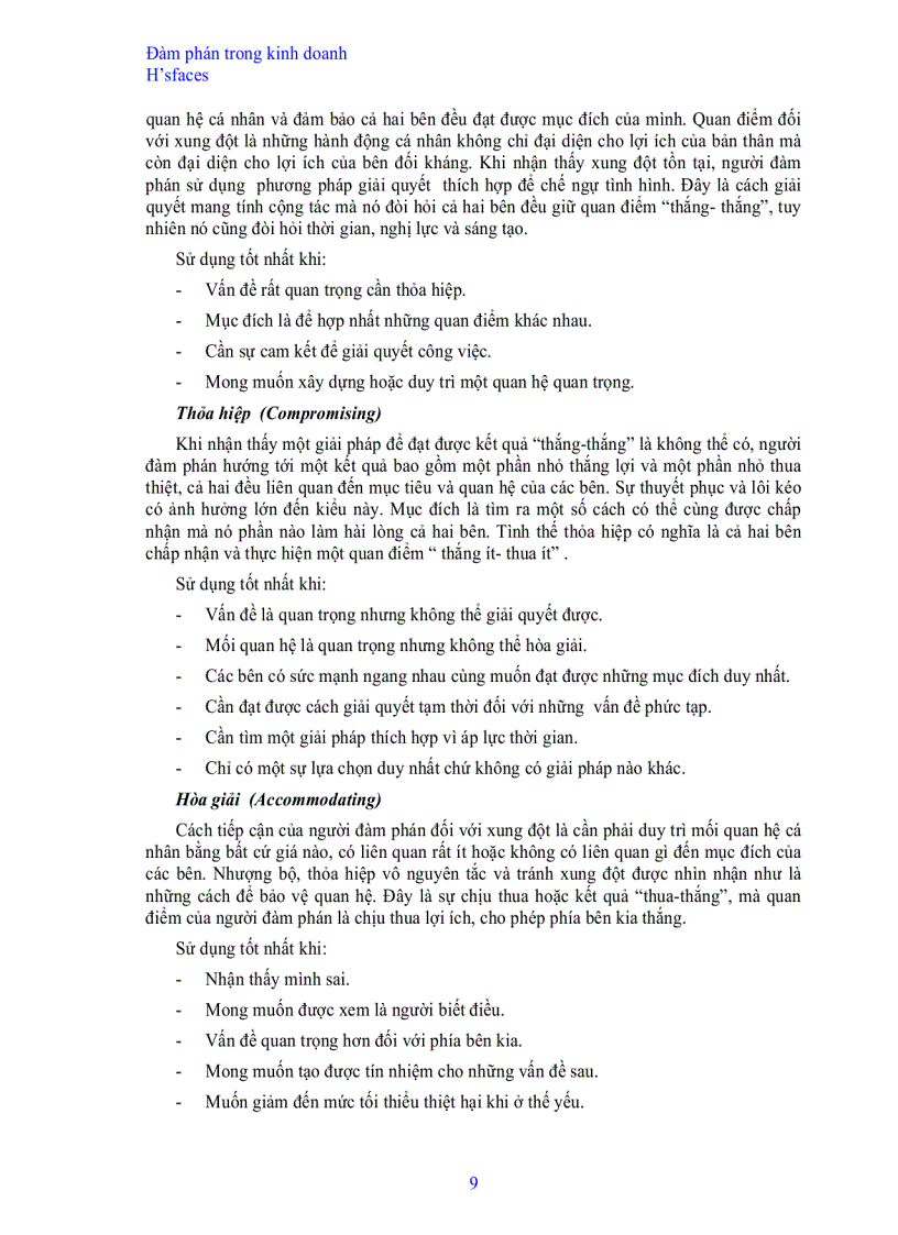 image for page Tài liệu về đàm phán thương lượng trong kinh doanh