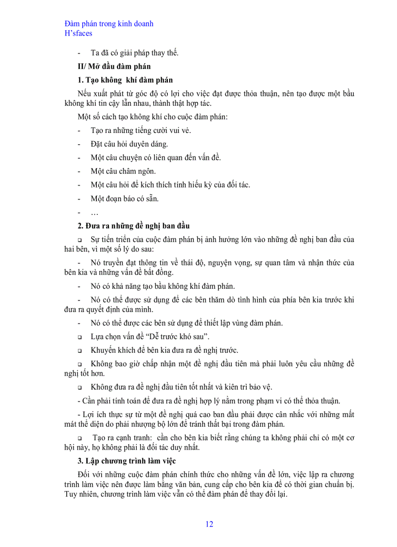 image for page Tài liệu về đàm phán thương lượng trong kinh doanh