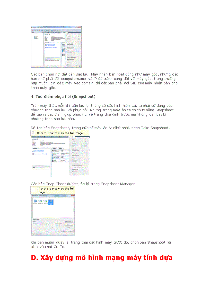 image for page Hướng dẫn dùng VMWARE xây dựng mô hình mạng