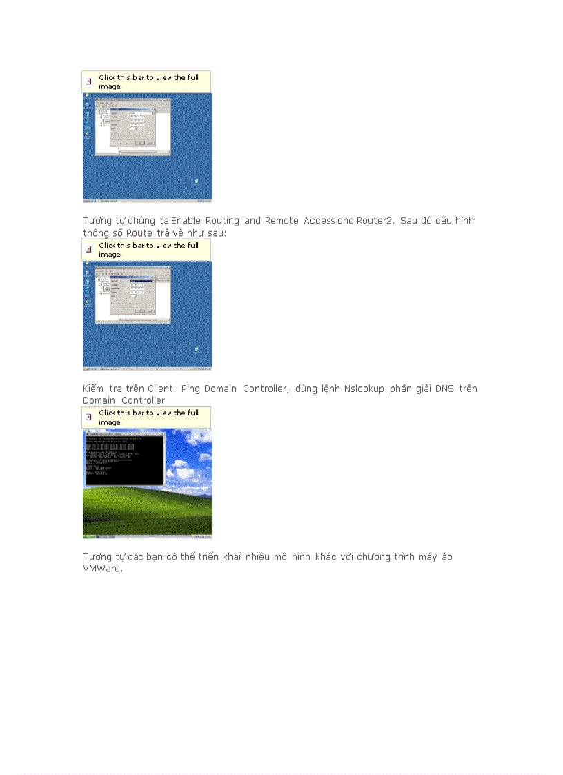 image for page Hướng dẫn dùng VMWARE xây dựng mô hình mạng