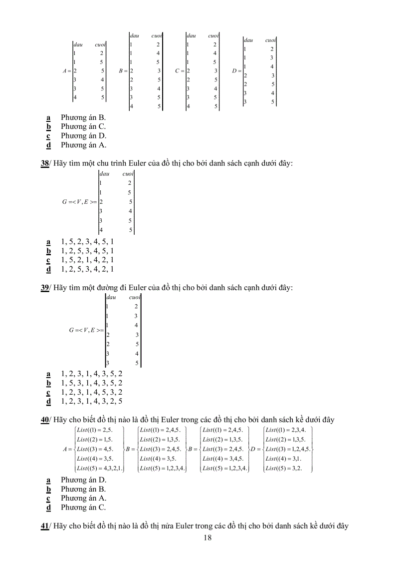 image for page Ngân hàng đề thi toán rời rạc 2