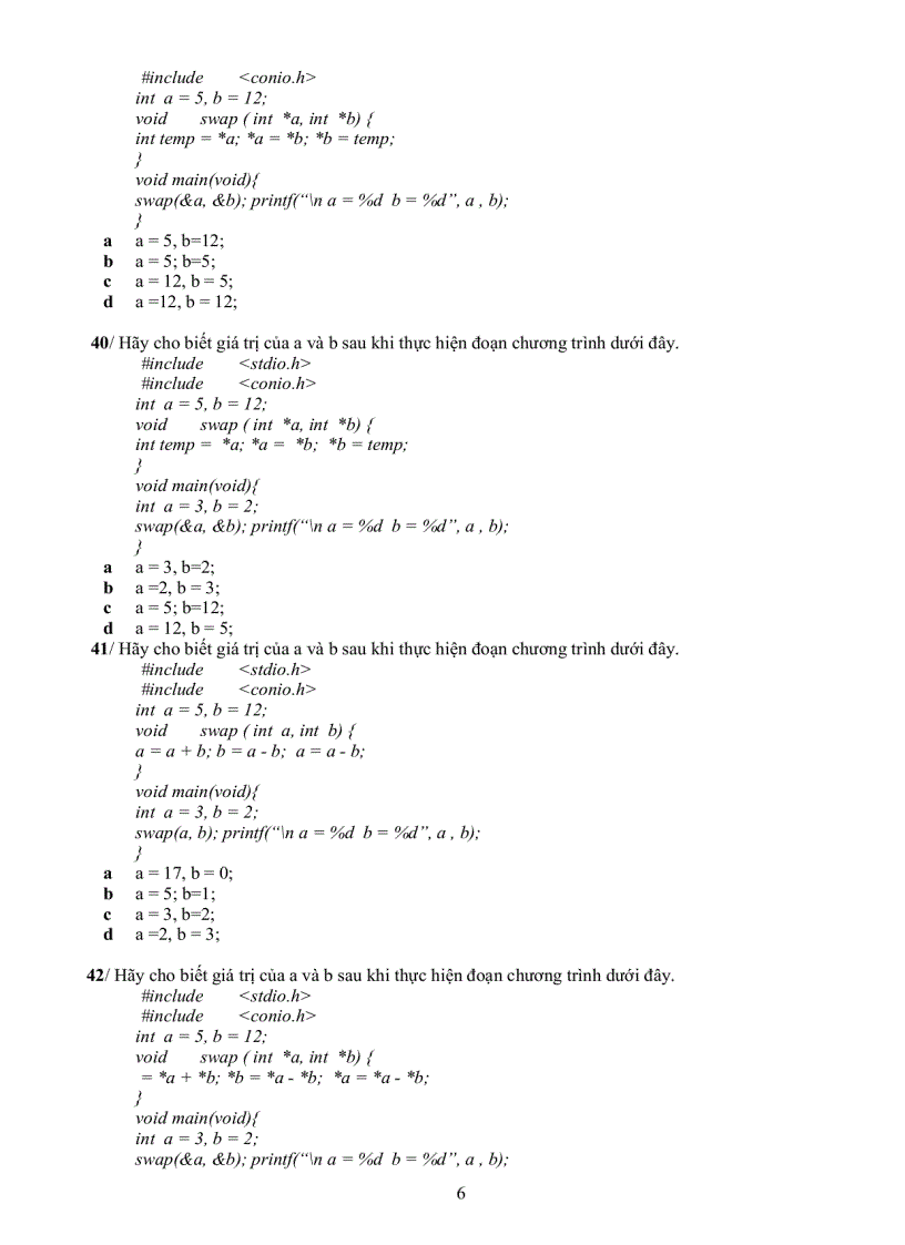 image for page Ngân hàng đề thi môn kĩ thuật lập trình