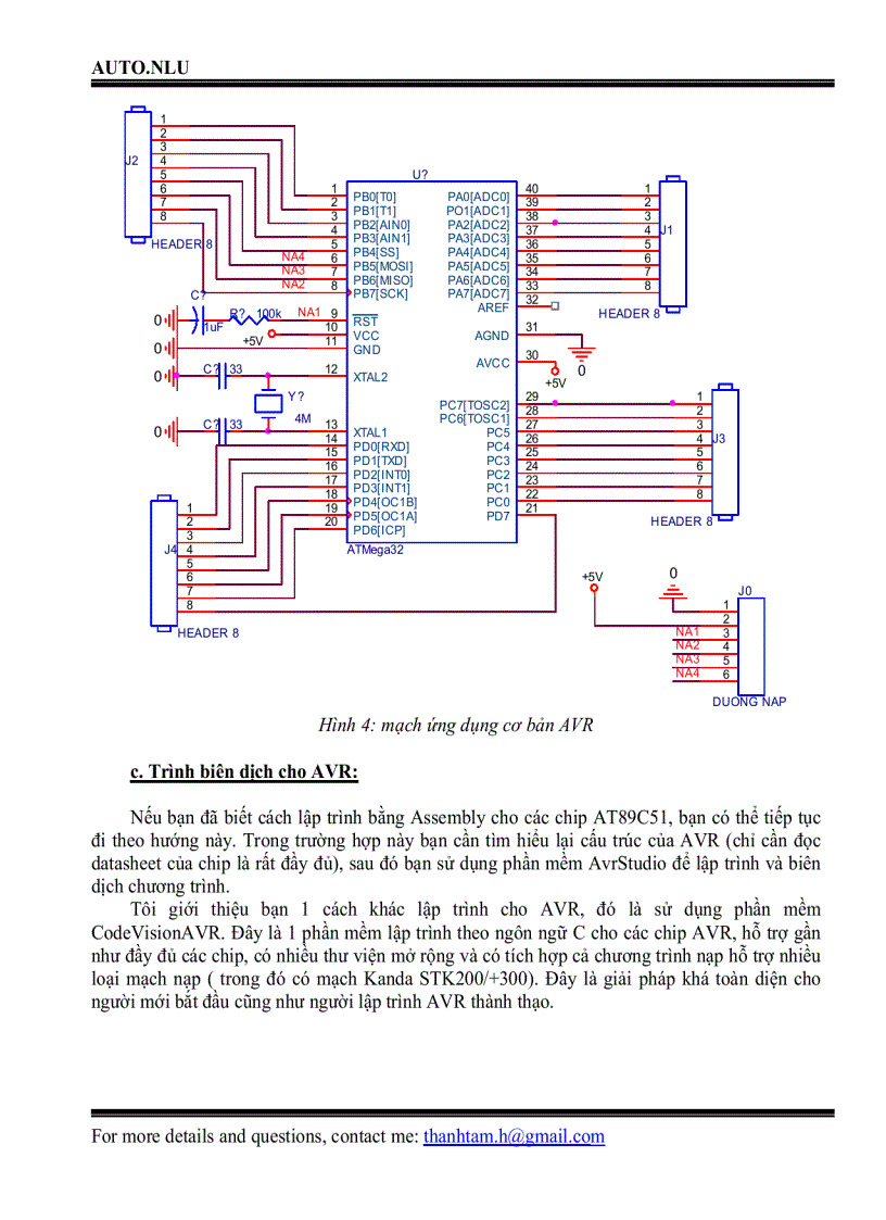 AVR điều khiển động cơ PWM