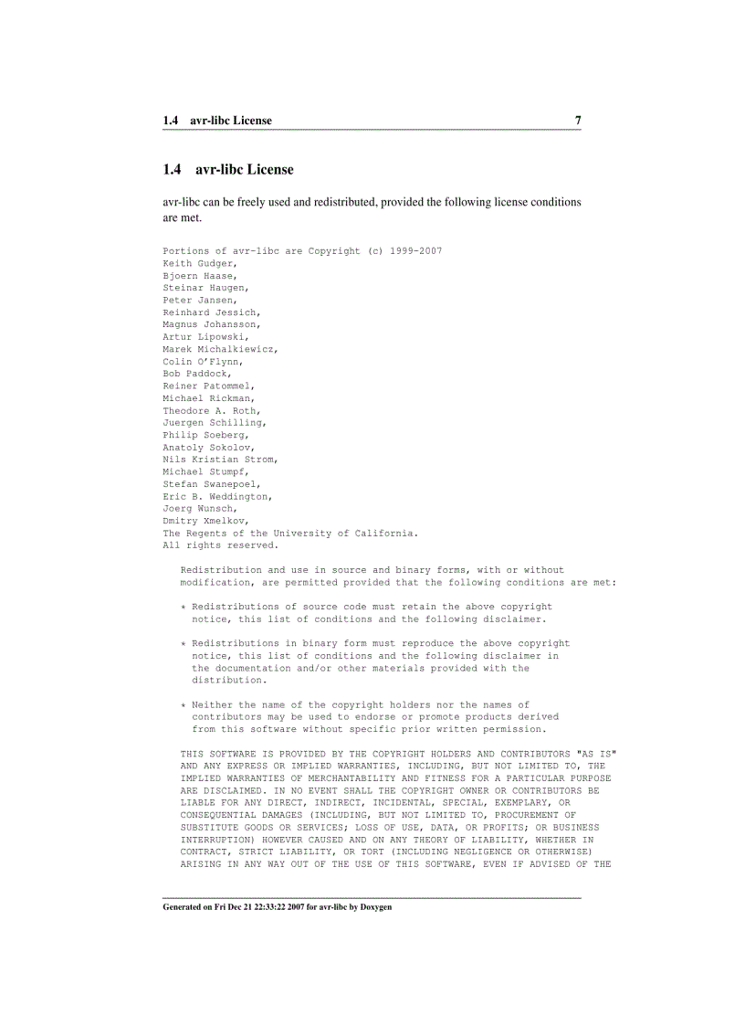 image for page Avr libc user manual 1 6 1
