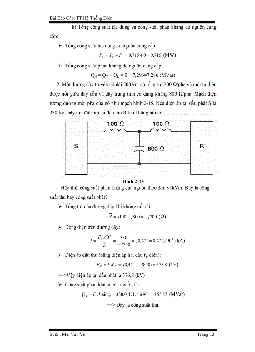 image for page Bài báo cáo Thực tập hệ thống điện
