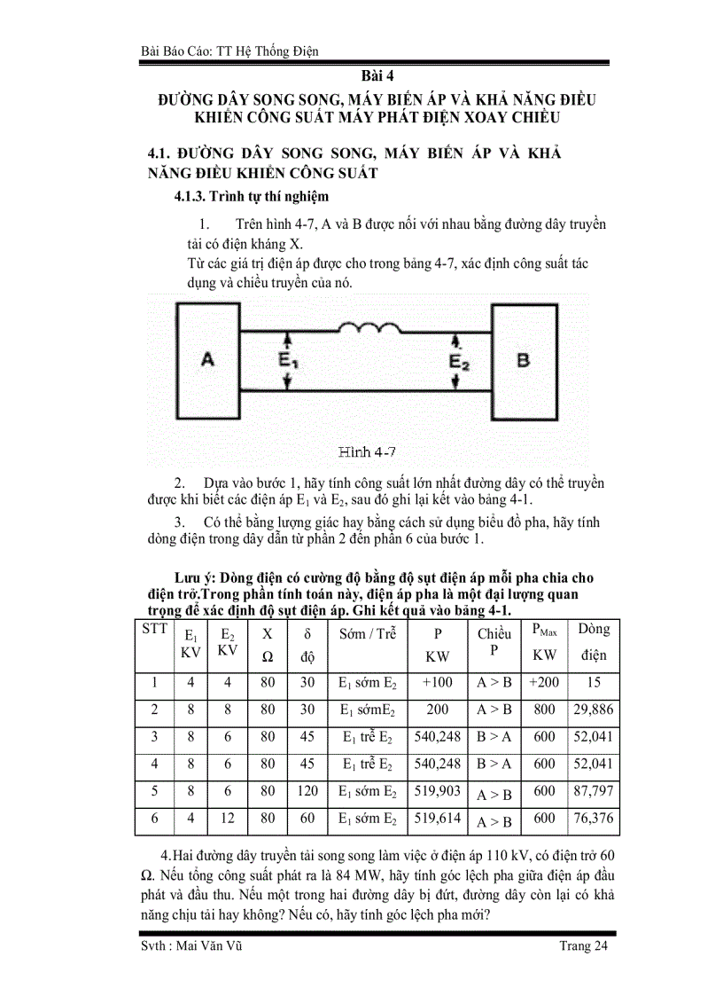 image for page Bài báo cáo Thực tập hệ thống điện