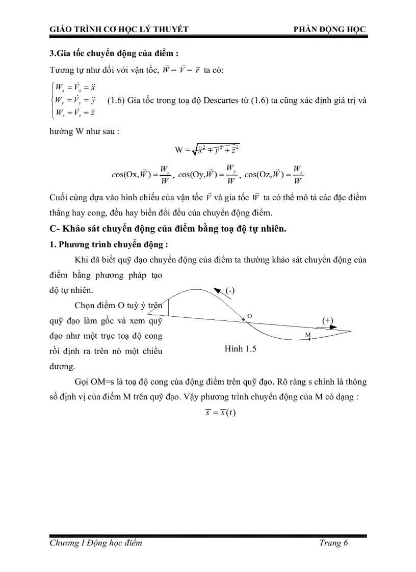 image for page 3 bộ giáo trình Cơ học lý thuyết