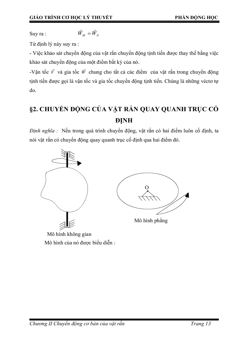 image for page 3 bộ giáo trình Cơ học lý thuyết